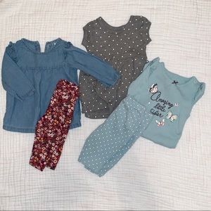 Baby girl outfit bundle